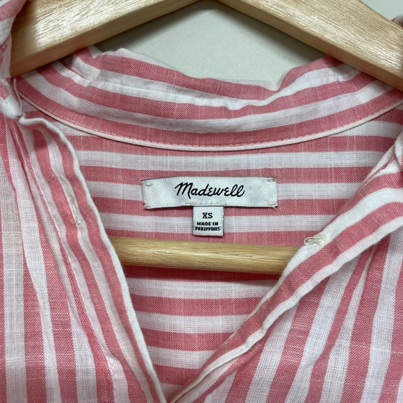 Madewell candy cane stripped buttoned shirt - Picture 2 of 5